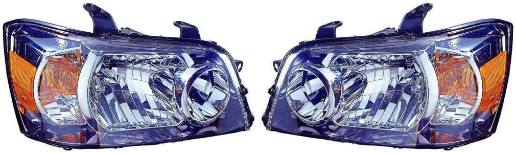 Headlight Assembly for Toyota Highlander 2004 2005 2006 Passenger Side A2287
