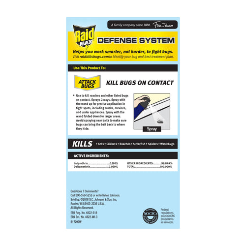 14.5-Ounce Ant and Roach Spray U380563