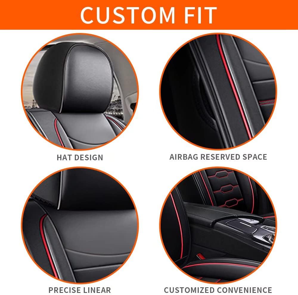 Custom Fit Faux Leather Car Seat Protector Full Set X627