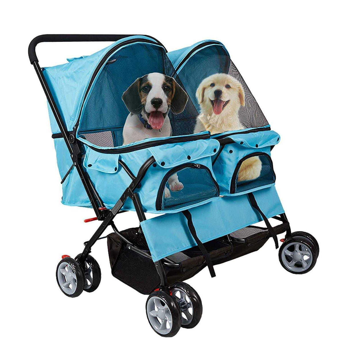 Foldable Double Pet Stroller T457087
