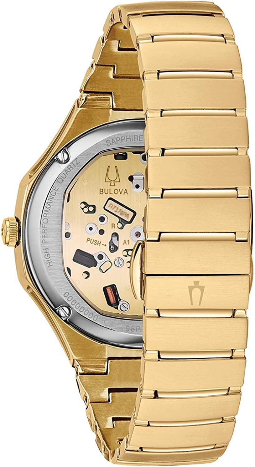 Gold-Tone Stainless Steel Quartz Chronograph Watch B854064