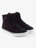 Black Red Canvas High Tops U875