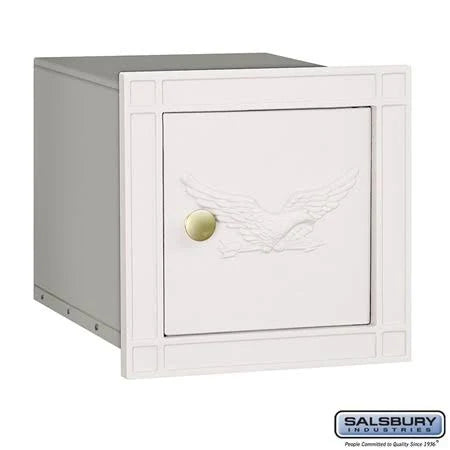 Green Cast Aluminum Column Mailbox E130