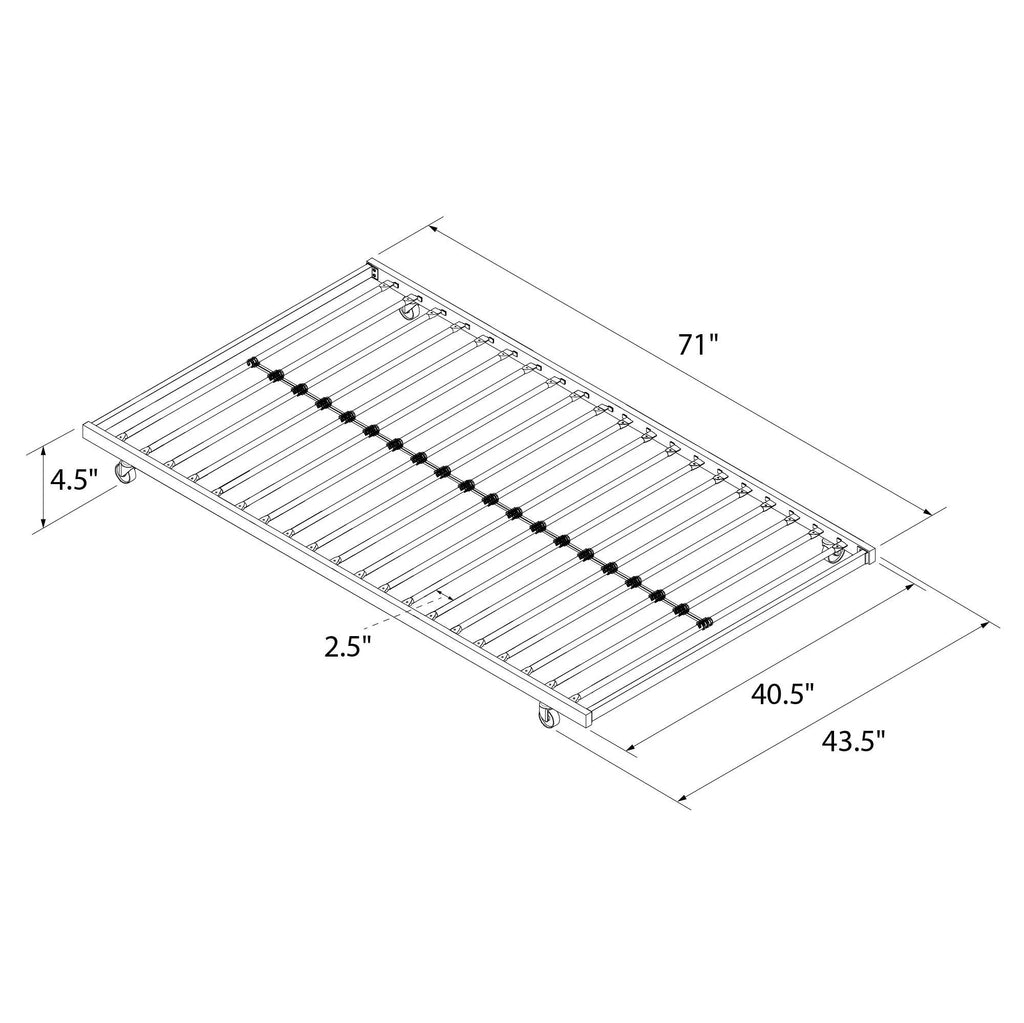 Black Trundle for Daybeds D844177