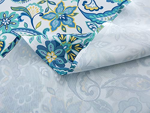 Yellow Flower Waterproof Fitted Tablecloth with Umbrella Hole G577790