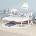 Pink Twin Metal Daybed with Trundle S2117