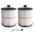 Replacement Cartridge Filter for Wet/Dry Vacuum (1 Filter & Small Brush) W110940