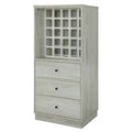 Antique White Bar Cabinet C1509