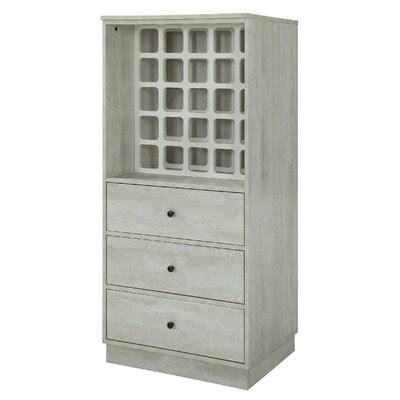 Antique White Bar Cabinet C1509