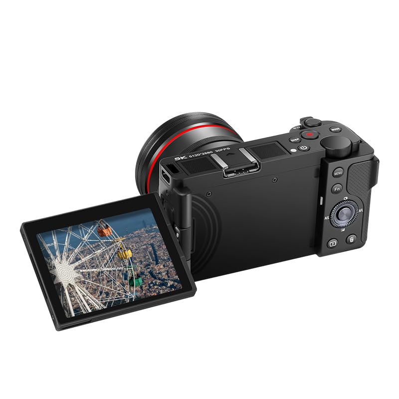 5K Digital Camera 64MP Autofocus 12X Optical Zoom Compact Camera N76119