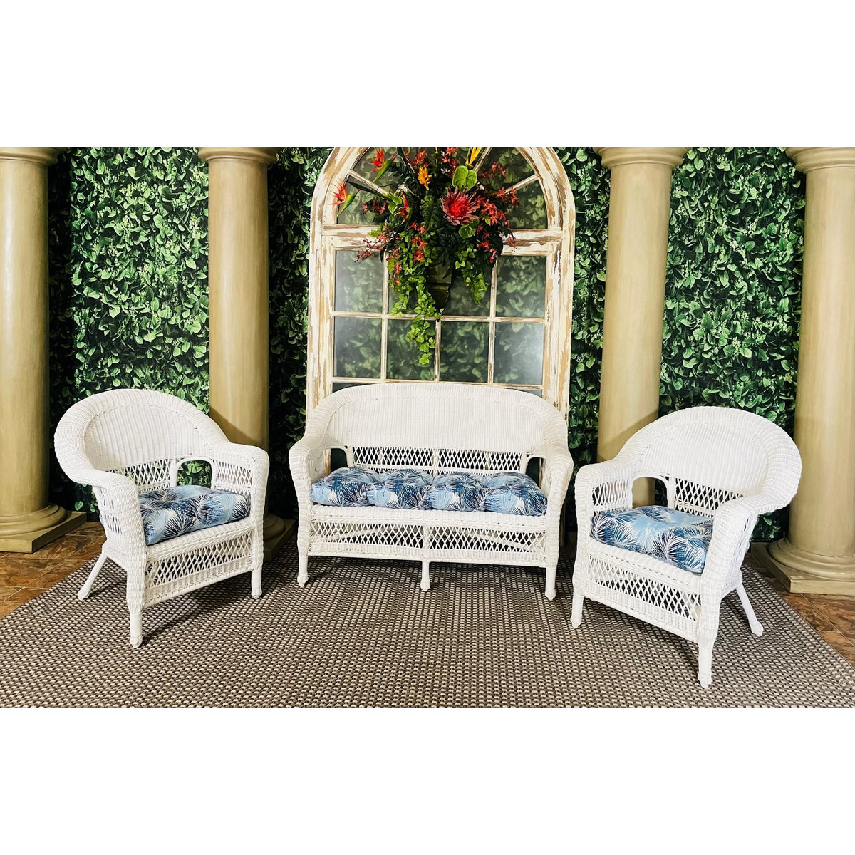 3 Piece Cushion Set Caesar Indigo V7342