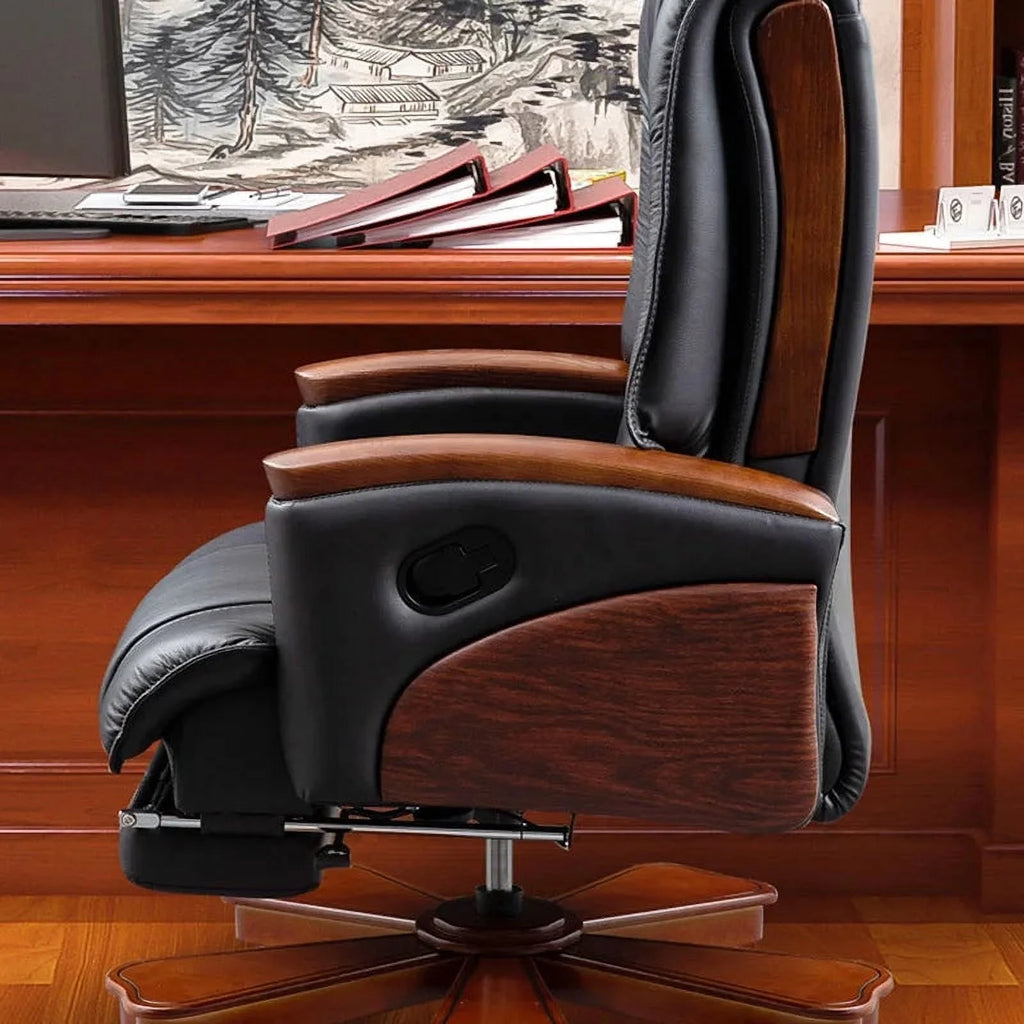 Swivel Ergonomic Leather Office Chair B336