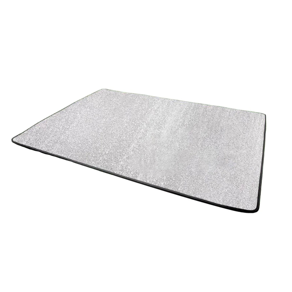 Camping Mat Aluminum Foil Sleeping Mattress Pad Waterproof Folding Insulation Foam Sleeping Mat 200cmx300cmx0.5cm I67645