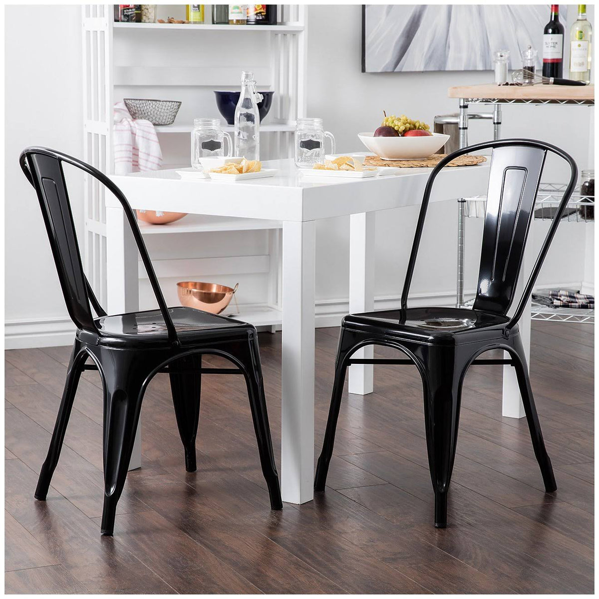 Black Side Chair Set of 4 K64197