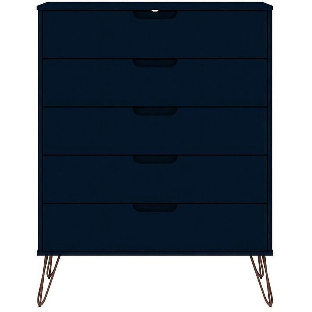 5 Drawer Wood Dresser Y5886