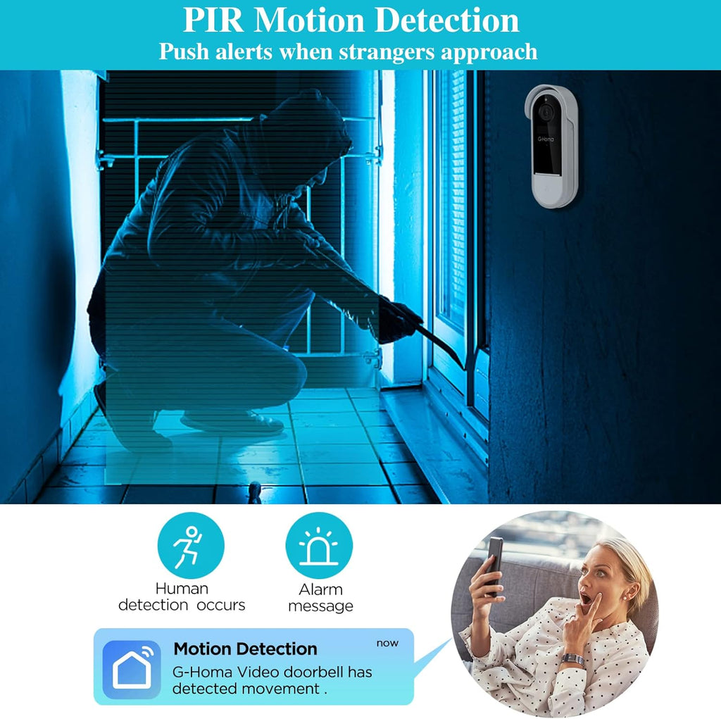 WiFi Video Doorbell Camera with Chime X83905