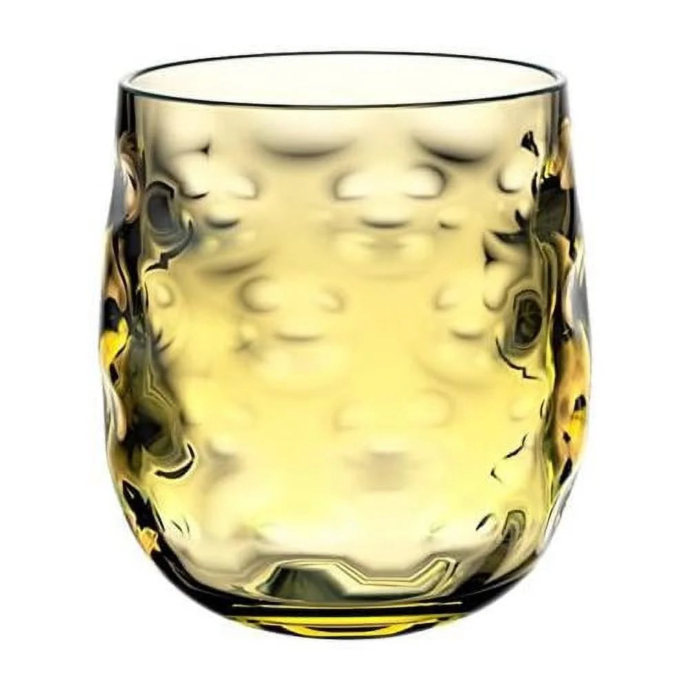 14 Oz Plastic Wine Glass Set Of 8 O395