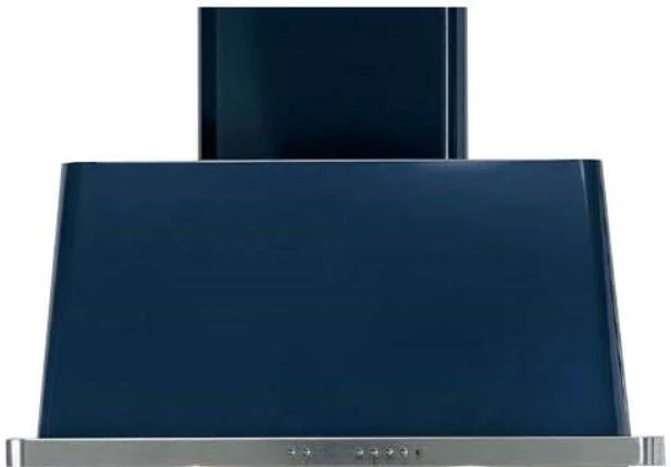 36 in. Blue Wall Mount Range Hood with 600 CFM Blower S587652