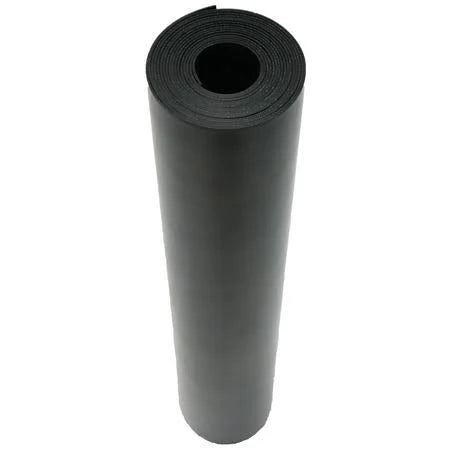 Black 1/4 in. x 36 in. x 240 in. SBR Rubber Sheet R684
