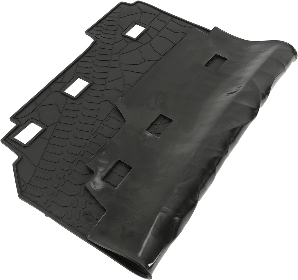 Black Rear Trunk Cargo Mat Trunk Liner Carpet Y846711