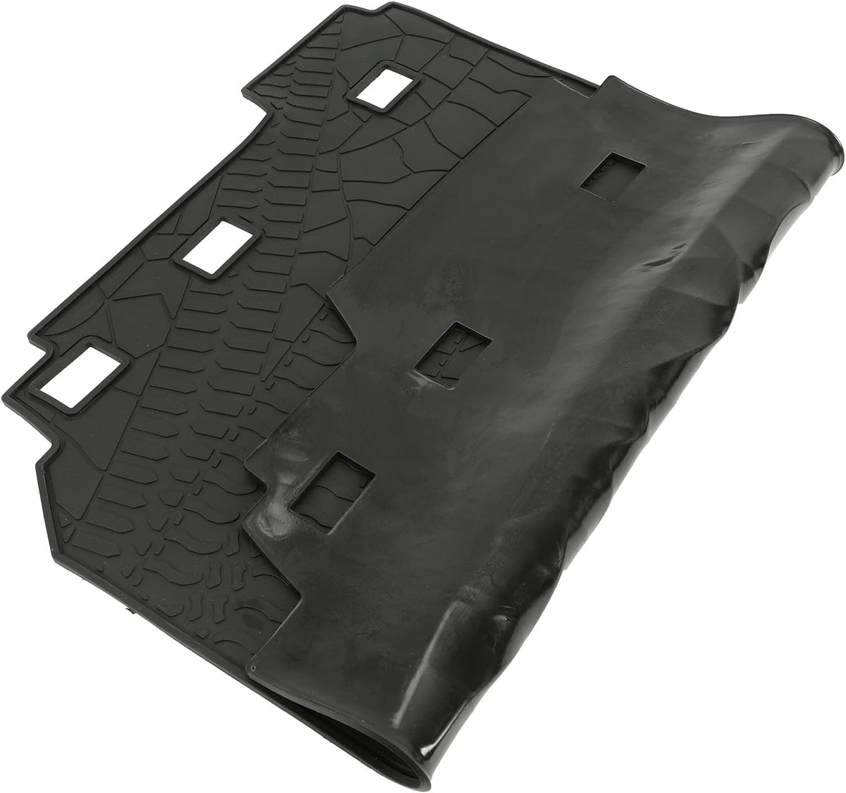Black Rear Trunk Cargo Mat Trunk Liner Carpet Y846711