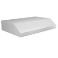 24" White Range Hood U57083