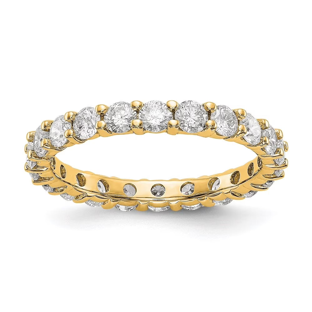 14k Yellow Gold Diamond Eternity Band E876