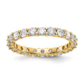 14k Yellow Gold Diamond Eternity Band E876