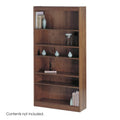 Medium Oak 6 Shelf Veneer Bookcase Z5695