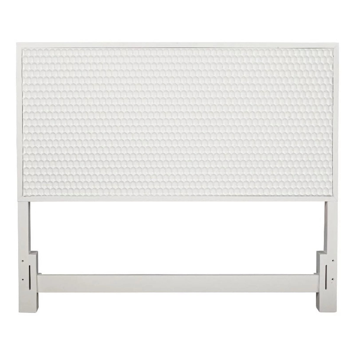 Queen Headboard & Mini Wood Desk in White C396
