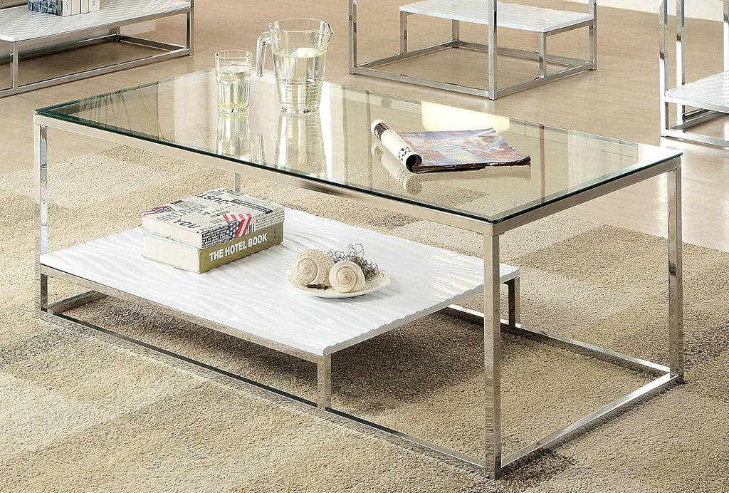 Black Glass Top Coffee Table C594465