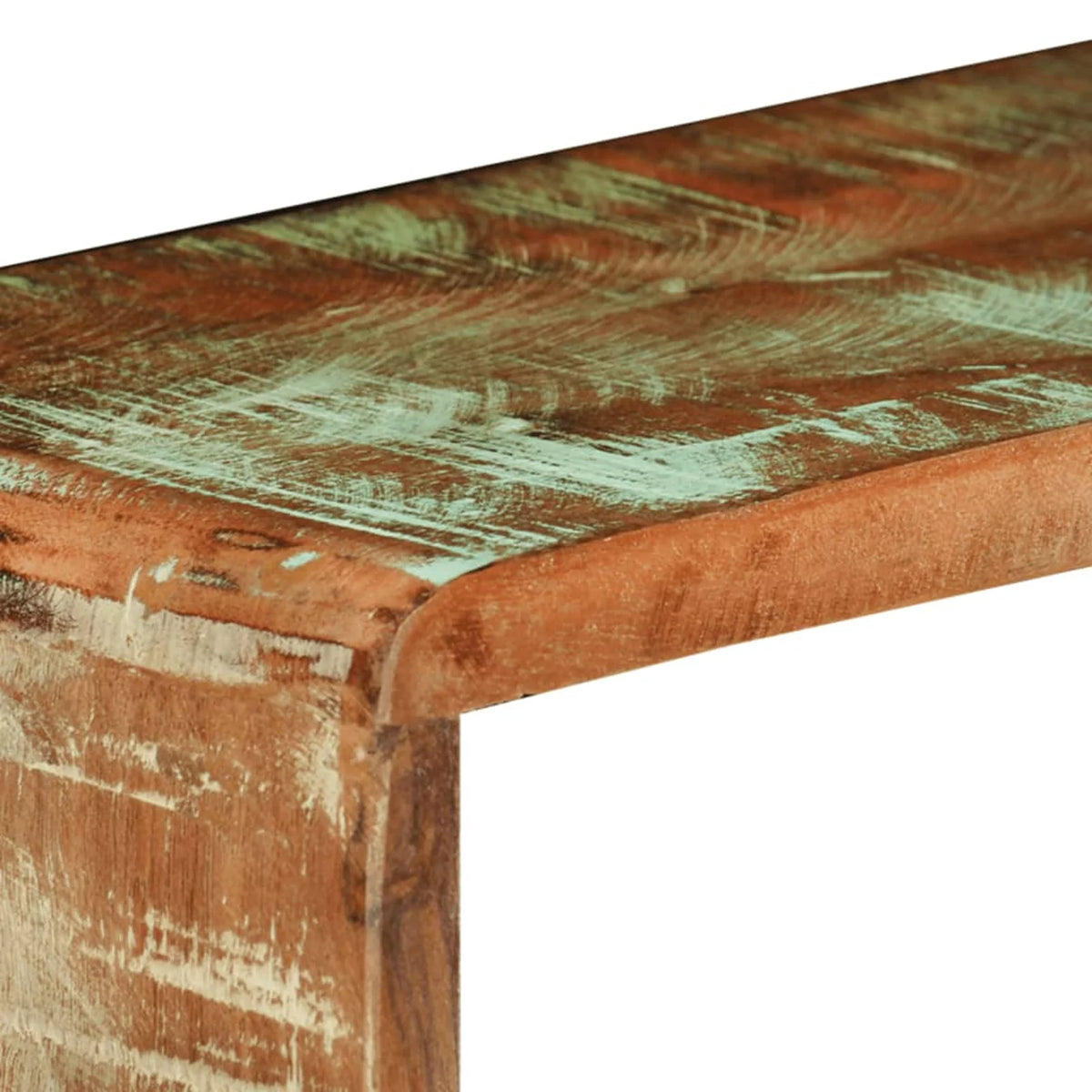 3 Piece Solid Reclaimed Wood Wall Cube Shelf Set Q718164