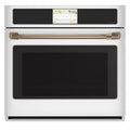 30 in. Smart Single Electric Wall Oven with Convection and Self Clean in Matte White J7726