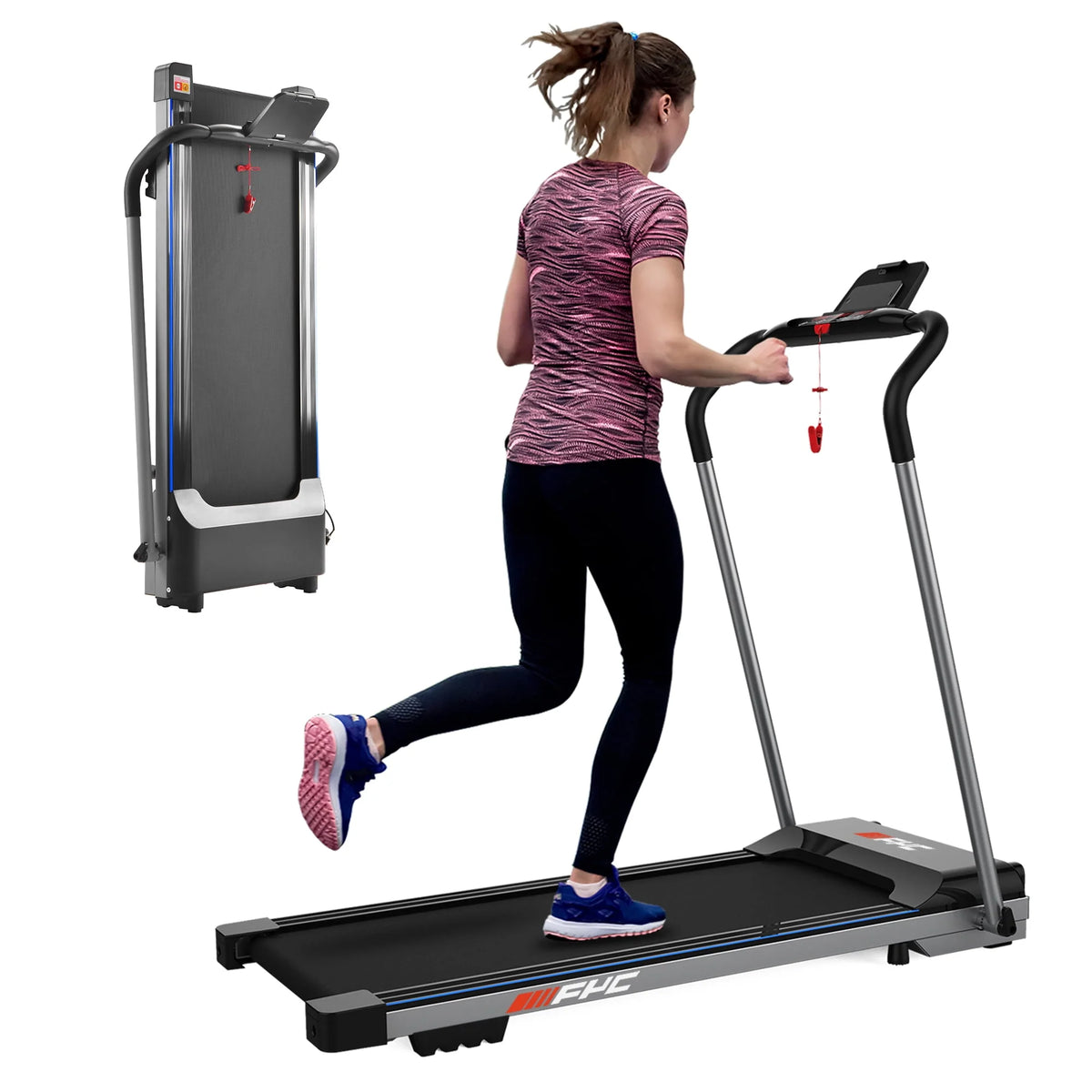 2.5HP Folding Treadmill with Bluetooth & Incline Y121