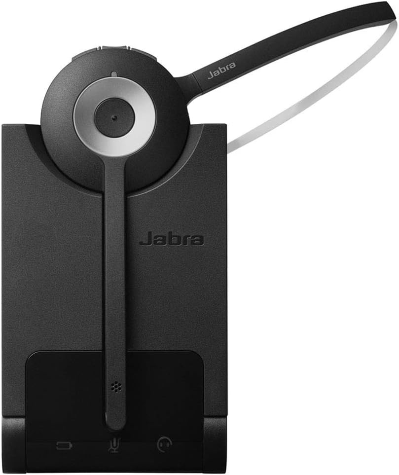 Wireless Bluetooth Headset with Headband Attachment and Base (Renewed) X39475