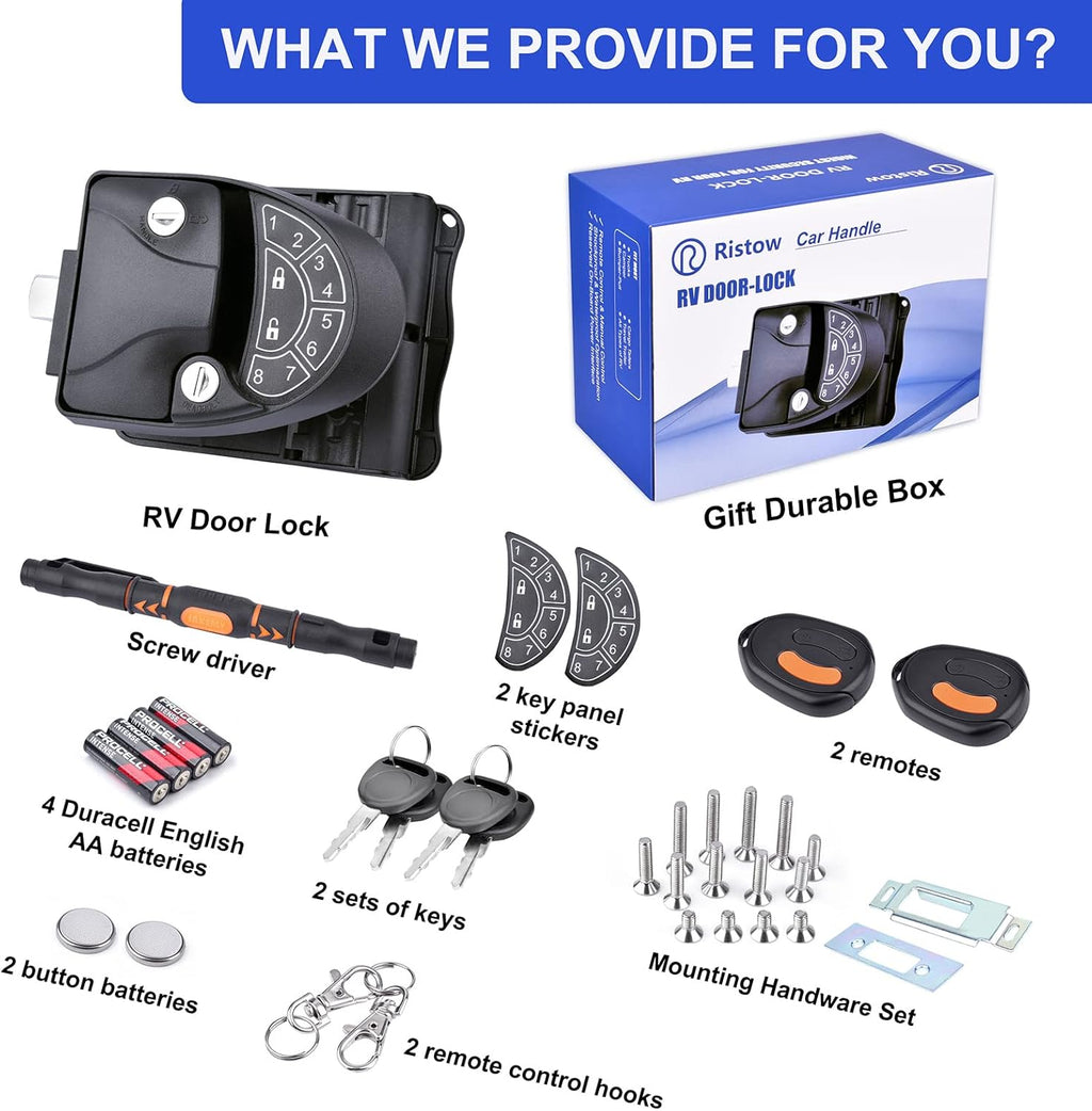 Waterproof Shockproof Metal RV Door Lock with Keypad Z277199