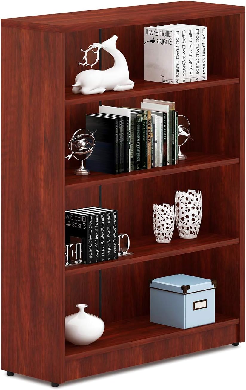 4-Shelf Wood Bookcase M1781