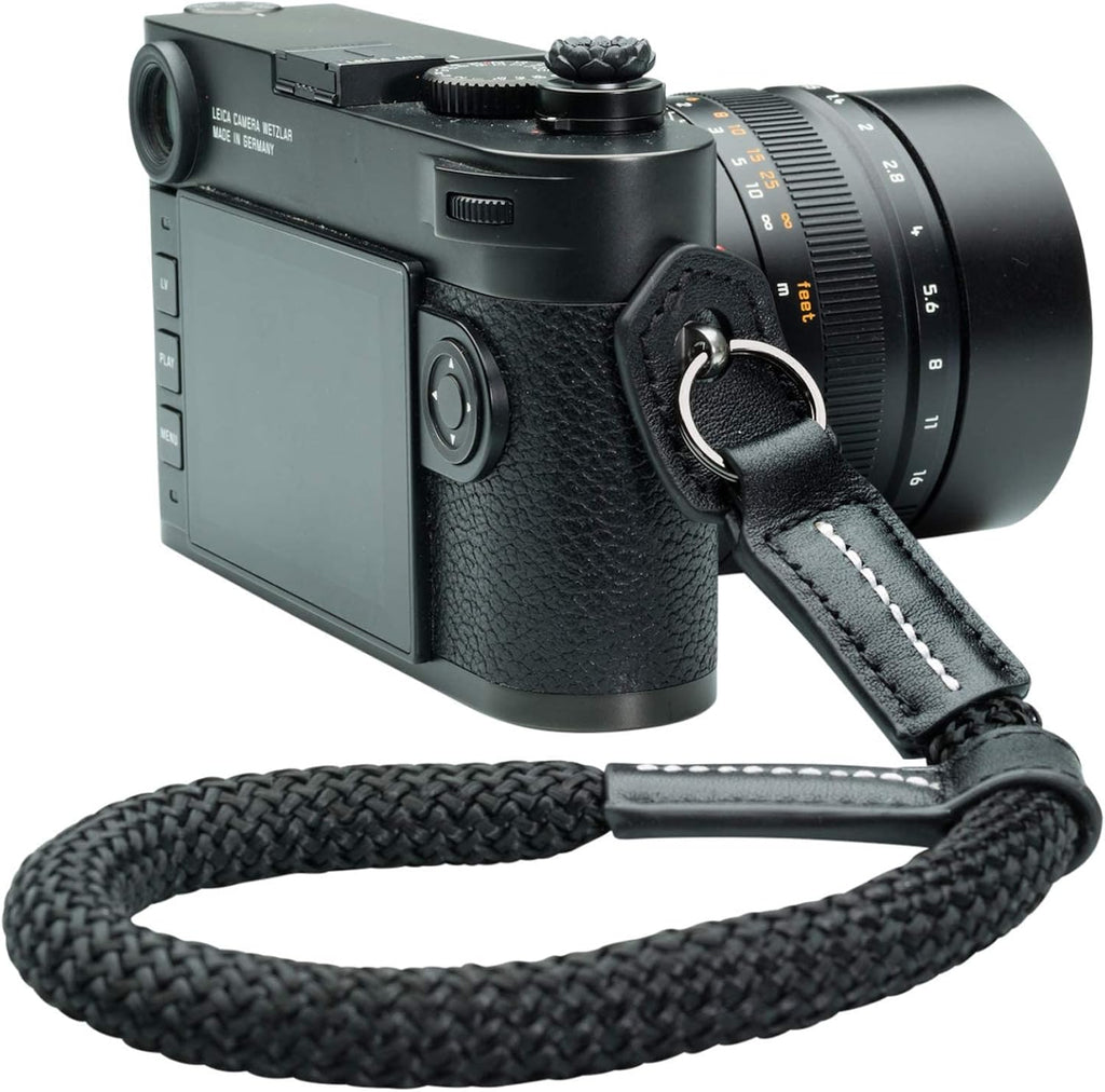 Rope Camera Strap with Leather Ends T74655