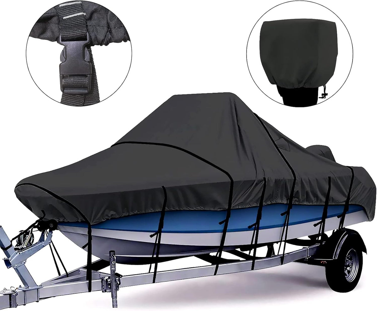 100% Waterproof Marine Grade Polyester Canvas Center Console Boat Cover Z6286