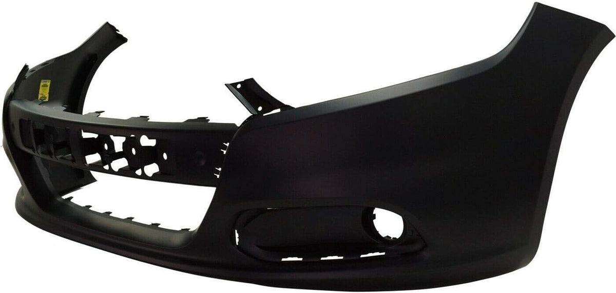 Primed Plastic Front Bumper Cover Fascia with Fog Light Holes for 2013-2016 Dodge Dart Sedan U751201