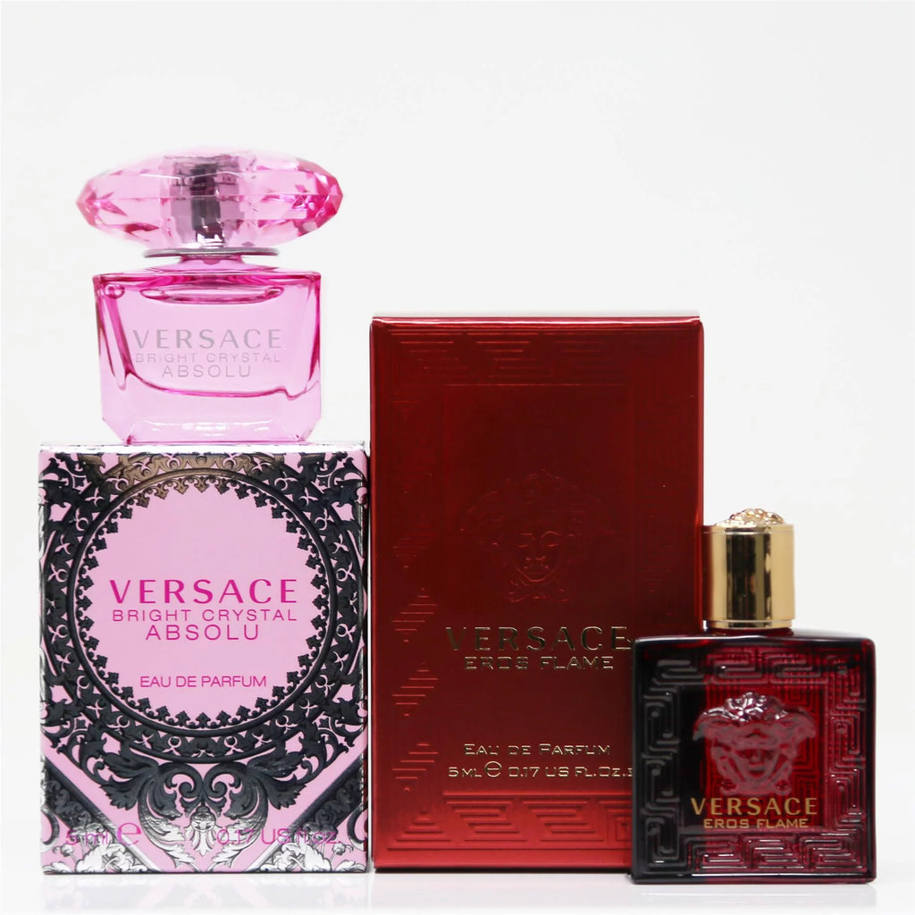 Bright Crystal Absolu EDP 5ml and Eros Flame EDP 5ml 2pk Kit Y481