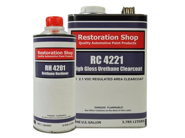Rally Green Metallic Urethane Basecoat Clearcoat Car Paint Complete Gallon Kit E3807