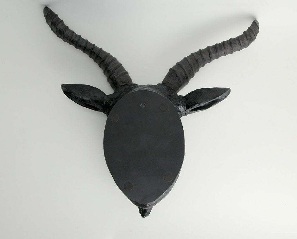 Black Baphomet Goat Head Wall Hanging Decor Q10295