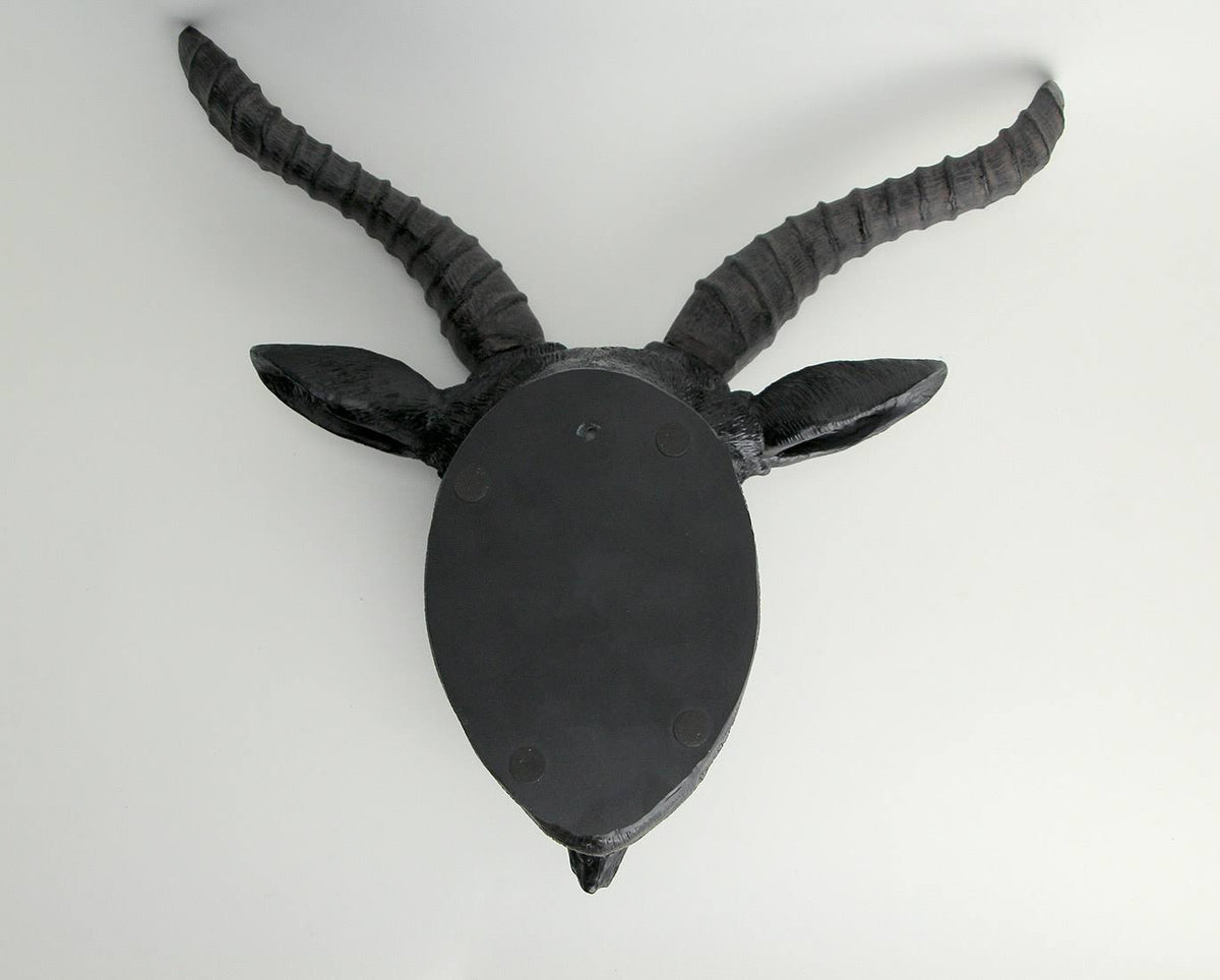 Black Baphomet Goat Head Wall Hanging Decor Q10295
