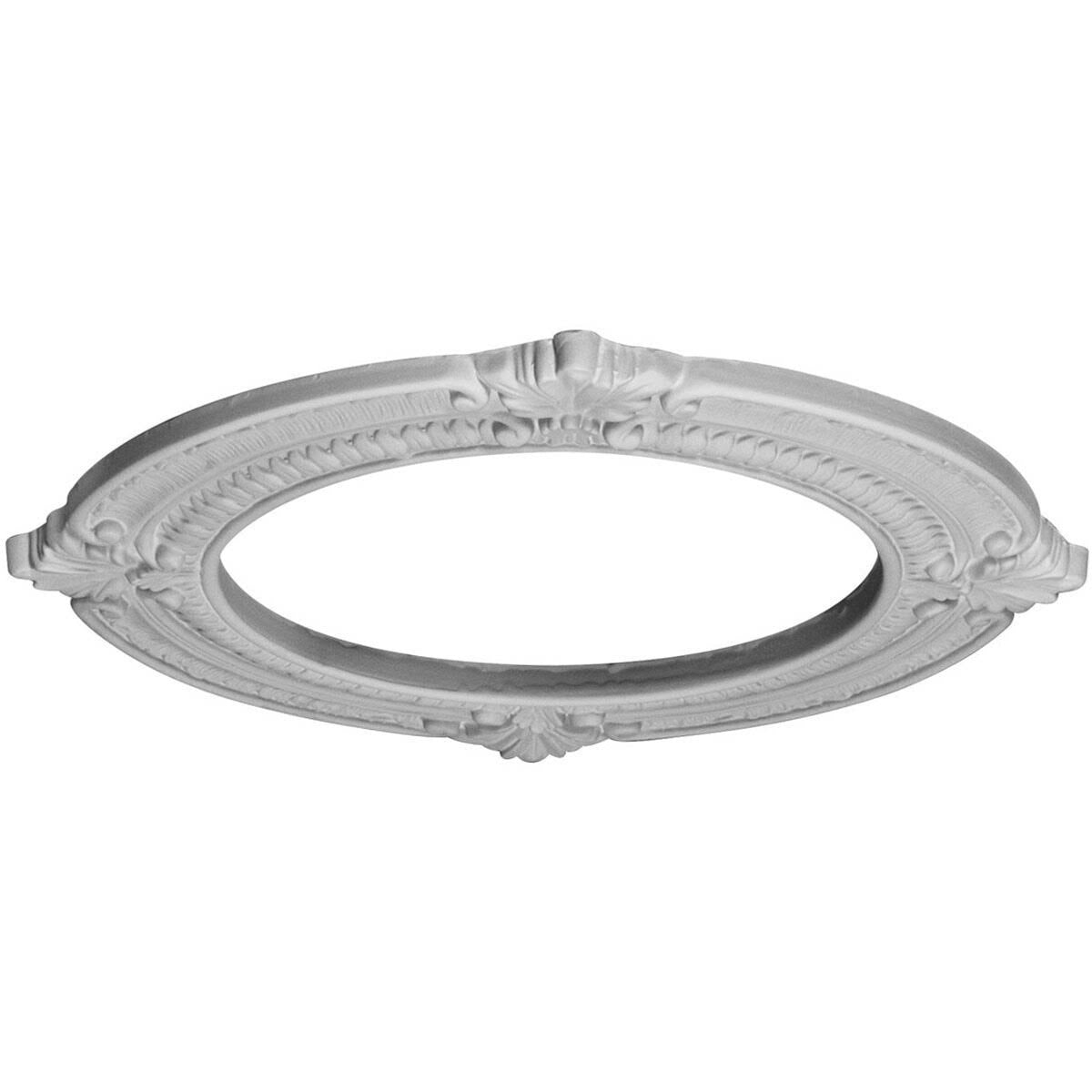 Hand-Painted Castle Stone Crackle Ceiling Medallion F82265