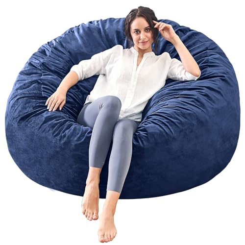 3 Feet Grey Micro Fiber Bean Bag Chair R343432