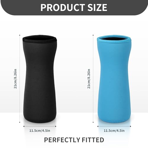 2 Pack Black Sleeve for 22oz Water Bottle U5106