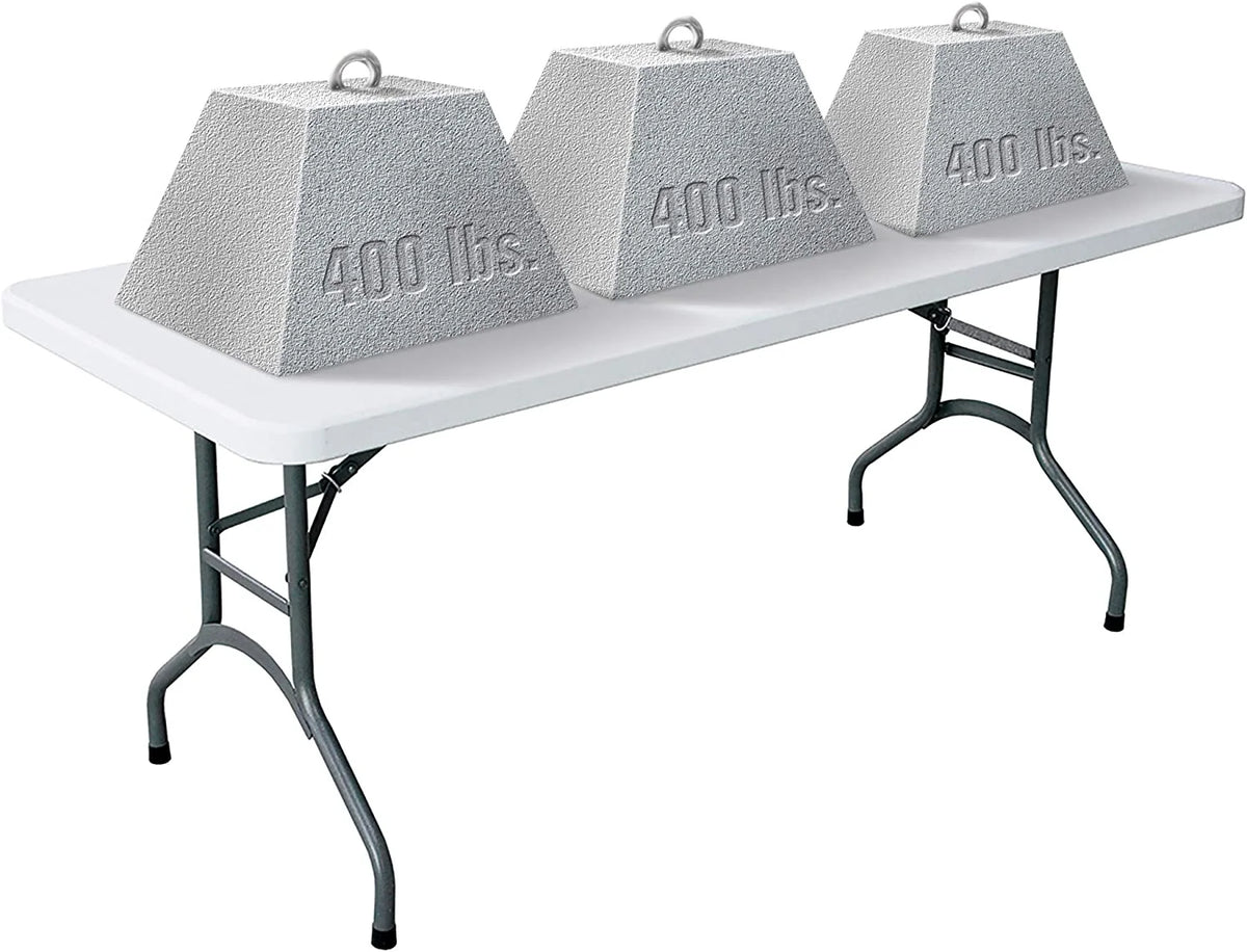 White 6 Foot Folding Table C925976
