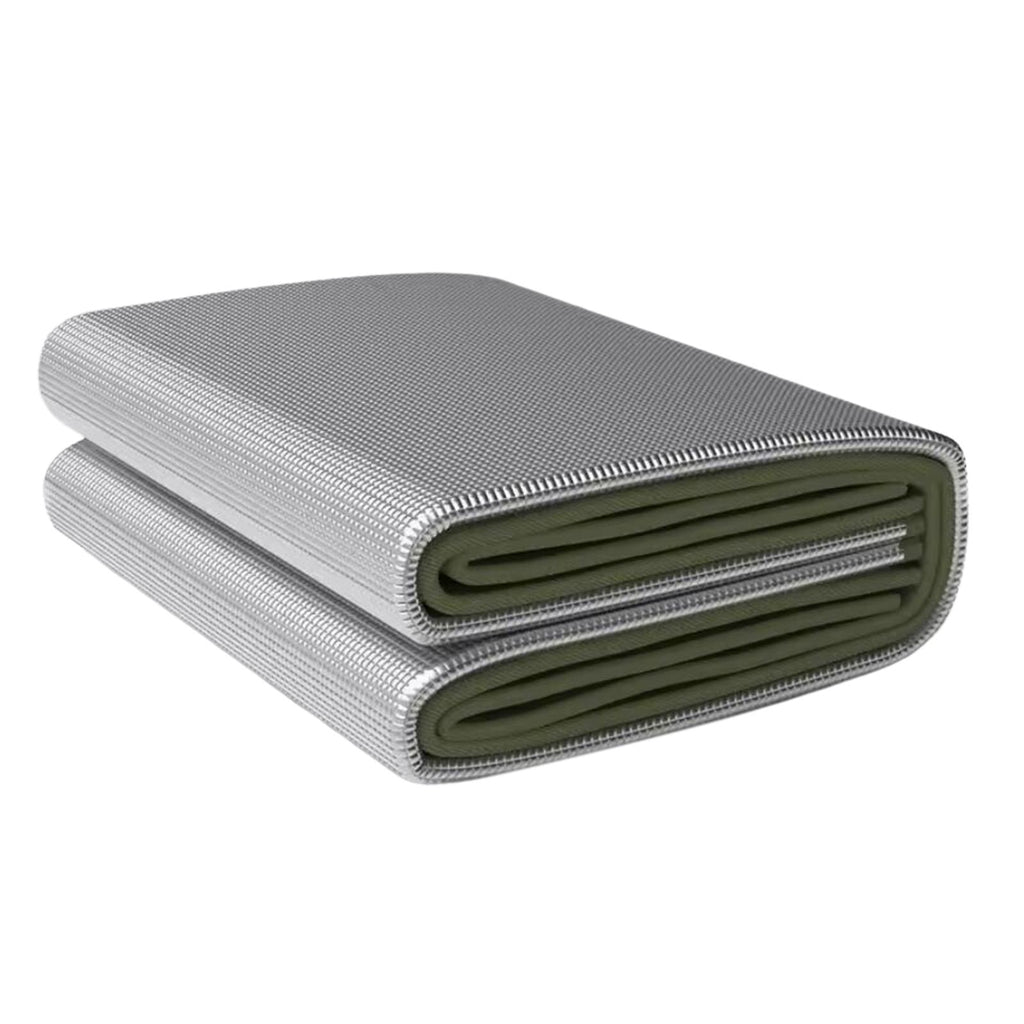 Camping Mat Aluminum Foil Sleeping Mattress Pad Waterproof Folding Insulation Foam Sleeping Mat 200cmx300cmx0.5cm I67645
