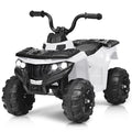 Kids Ride On ATV Quad 4 Wheeler Electric Toy Car 6V White L2891